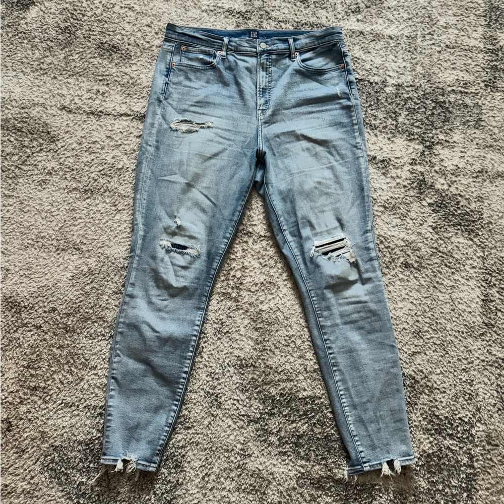 High waisted gap jeans